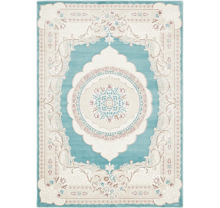 6' 7 x 9' 4 Classic Aubusson Rug