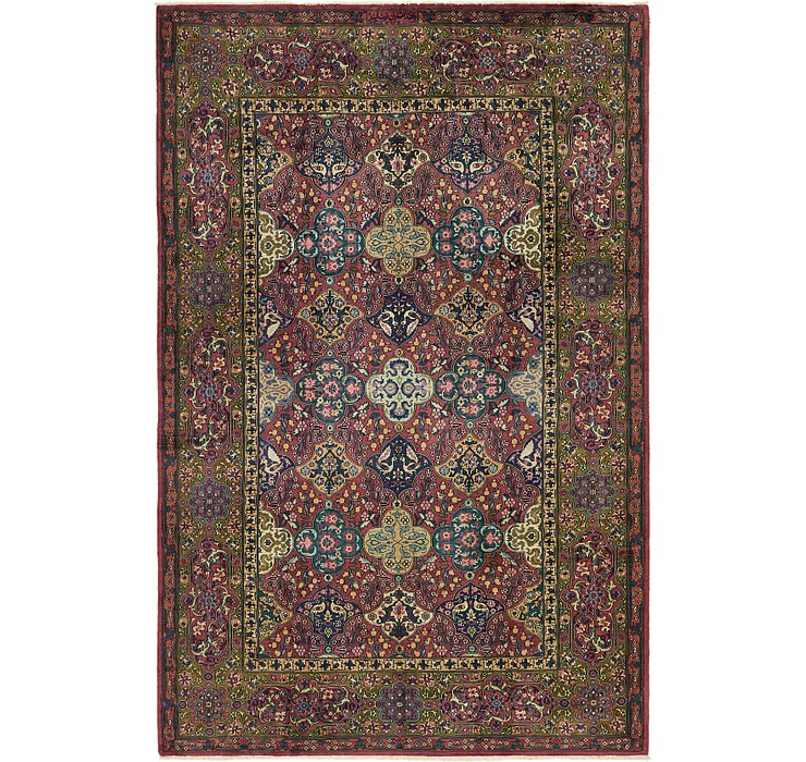 6' 4 x 9' 6 Kashmir Oriental Rug