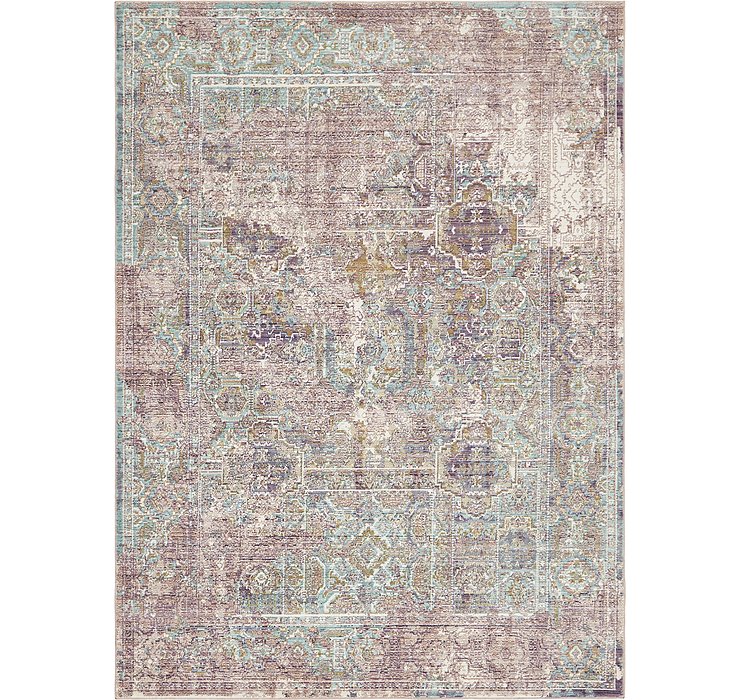 5' 3 x 7' 4 Aqua Rug