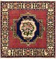 6' 7 x 6' 9 Bakhtiar Persian Square Rug thumbnail image 1