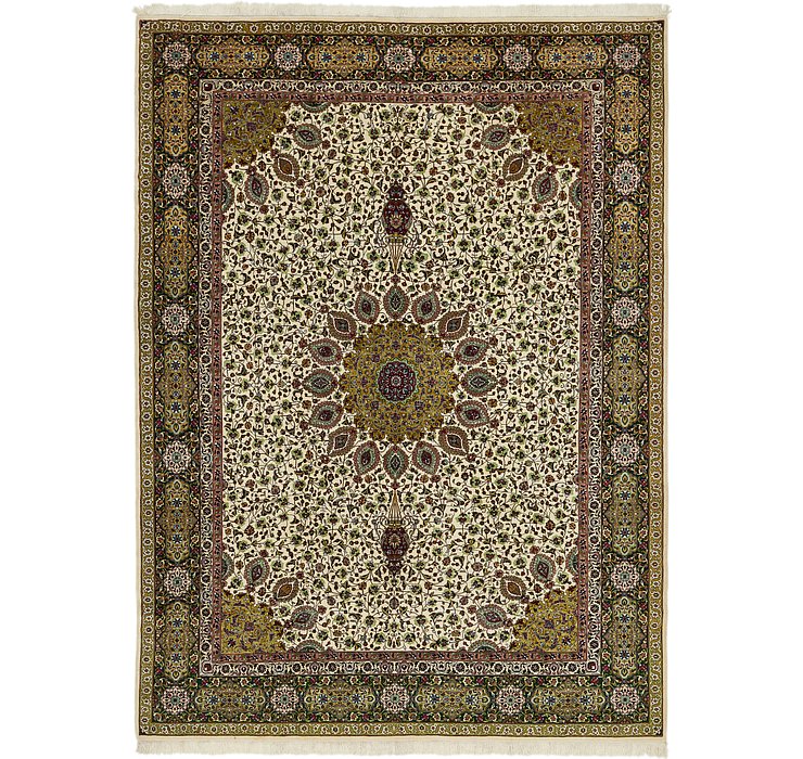 9' 10 x 13' 5 Tabriz Persian Rug