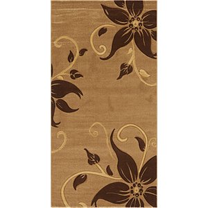 Unique Loom 5' x 9' 10 Damask Runner Rug