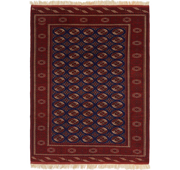 7' x 9' 7 Torkaman Persian Rug