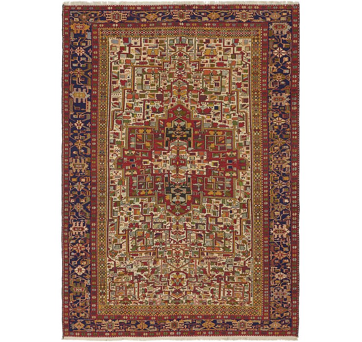 9' x 12' 8 Sumak Oriental Rug