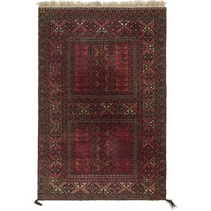 5' 5 x 8' Afghan Ersari Oriental ...