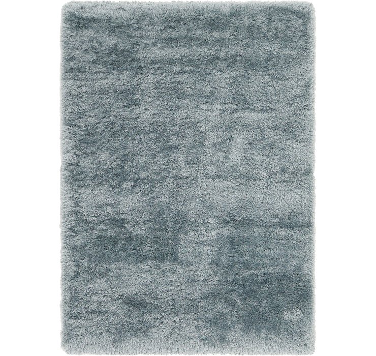 Unique Loom 5' 4 x 7' 4 Luxe Solid Shag Rug