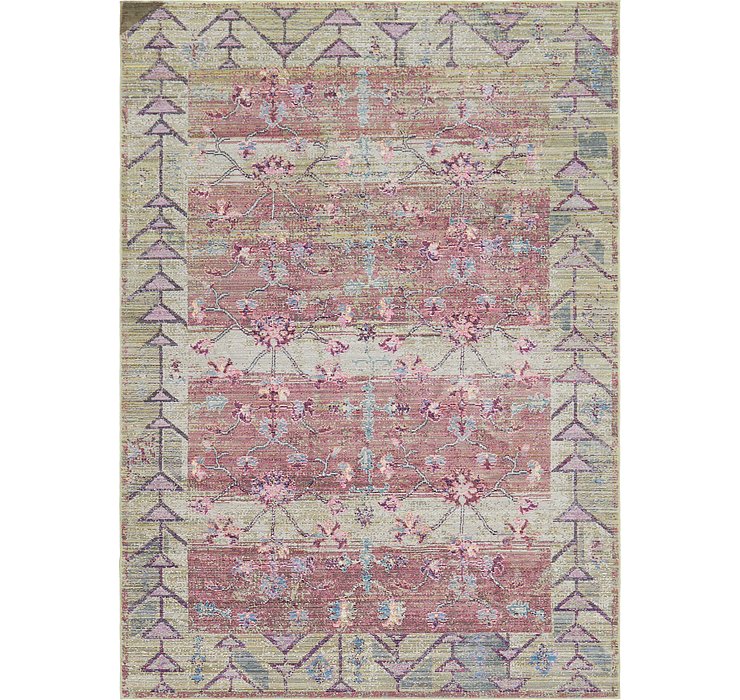5' 3 x 7' 4 Aqua Rug
