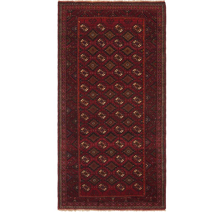 5' x 9' 10 Shiraz Persian Runner Rug