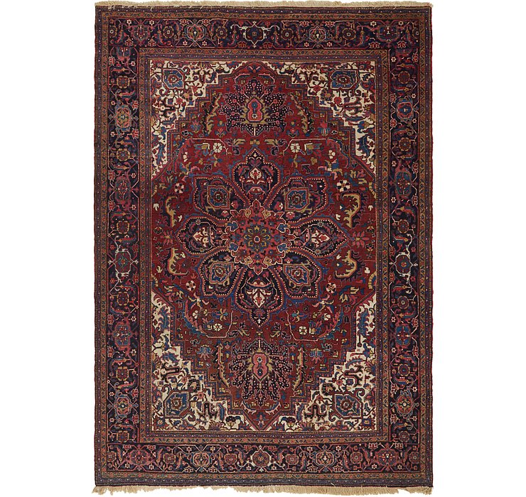 8' 4 x 12' Heriz Persian Rug