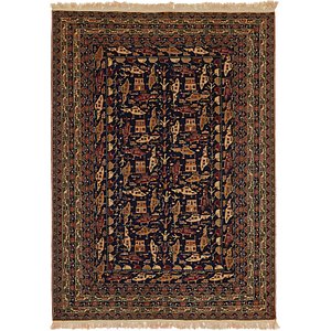 6' 4 x 9' 2 Kazak Rug