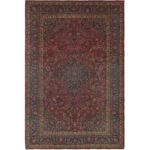 7' x 10' 10 Kashan Persian Rug