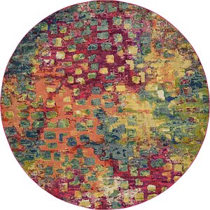 Unique Loom 10' x 10' Barcelona Round Rug