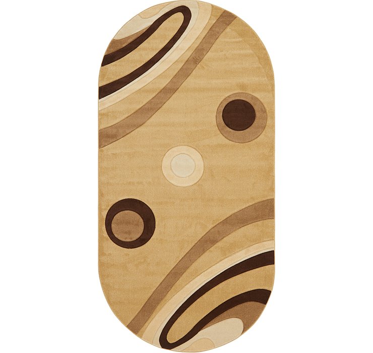 6' 7 x 13' 2 Reproduction Gabbeh Ova...