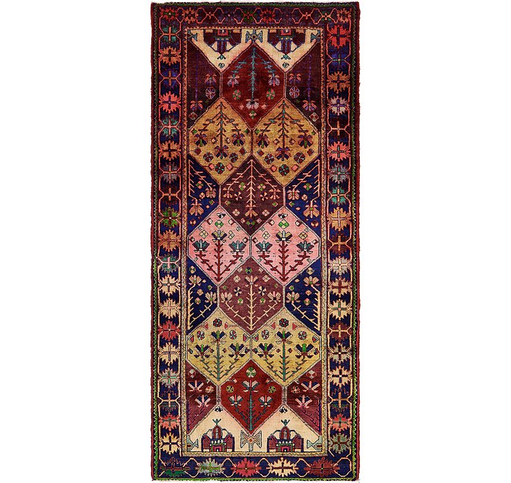 4' 4 x 10' 3 Shiraz Persian Runner Rug