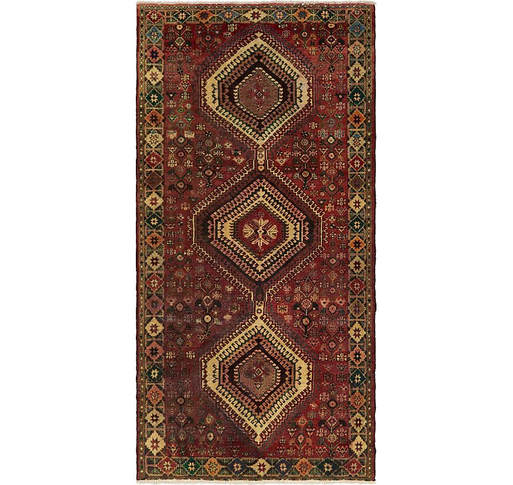 5' x 10' 3 Hamedan Persian Runner ...