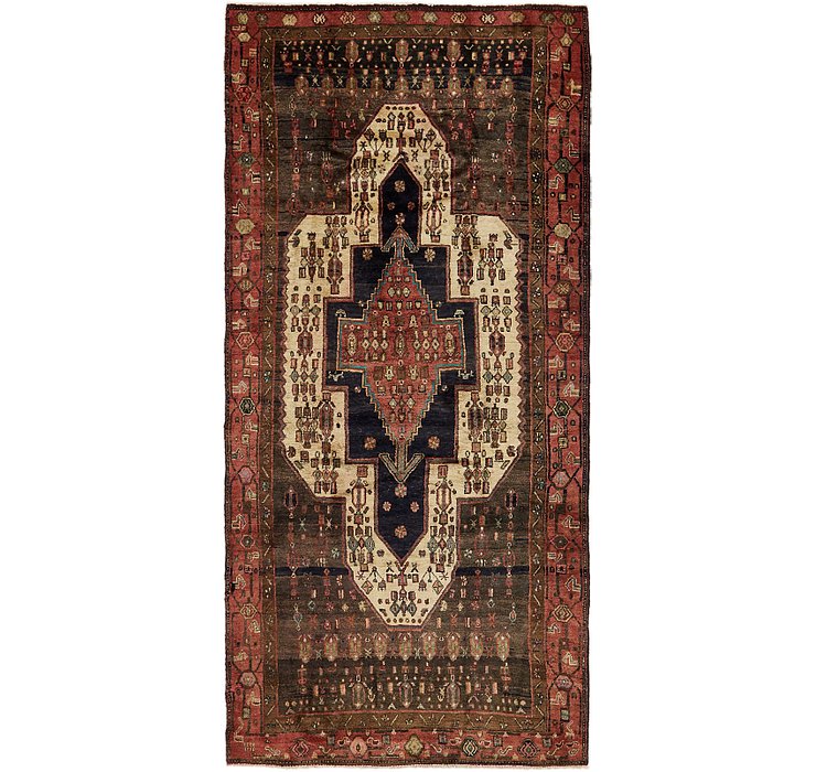 4' 3 x 9' 4 Meshkin Persian Runner ...