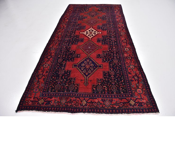 5' x 9' 10 Sanandaj Persian Runner...