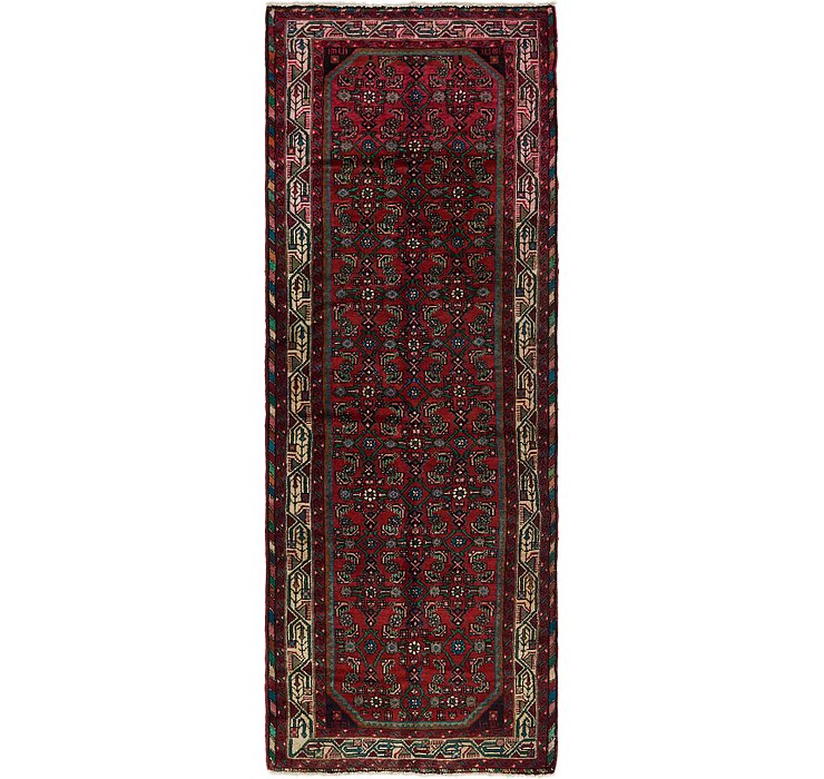 3' 4 x 9' 6 Hossainabad Persian Run...