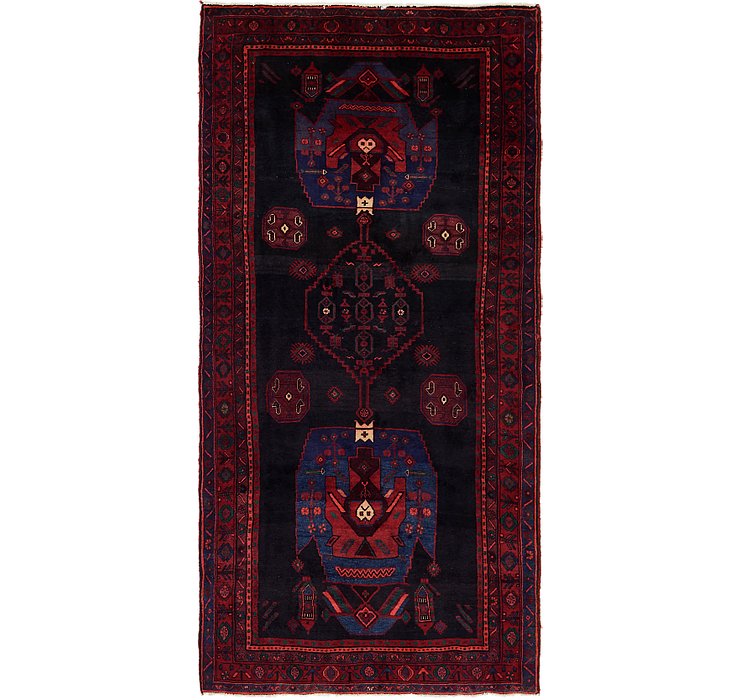 4' 7 x 9' 5 Meshkin Persian Runner ...
