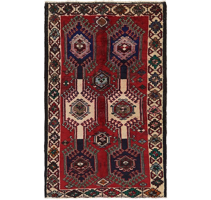 4' x 6' 5 Ghoochan Persian Rug