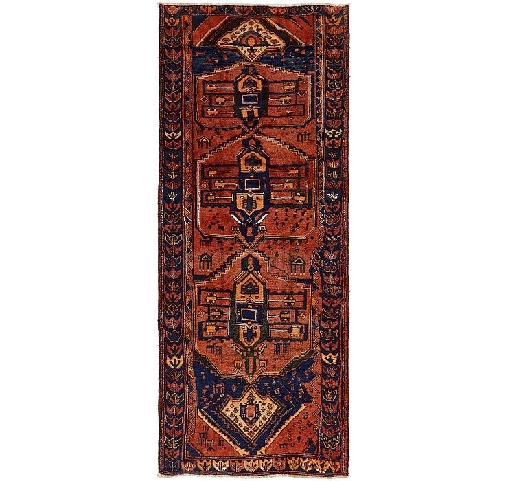4' x 10' 5 Shiraz Persian Runner Rug