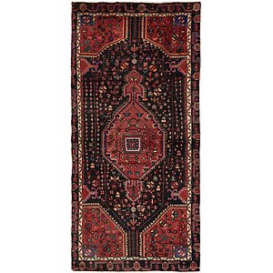 4' 8 x 9' 9 Darjazin Persian Runner...
