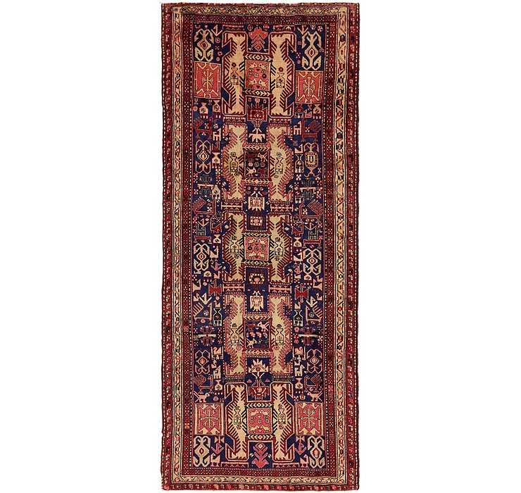 4' 3 x 10' 8 Meshkin Persian Runner ...