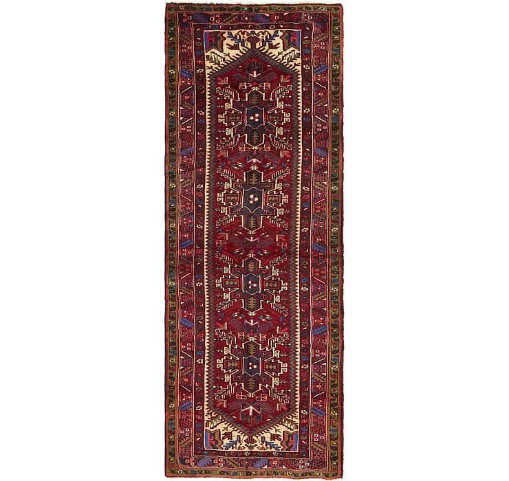 3' 9 x 10' 6 Meshkin Persian Runner ...