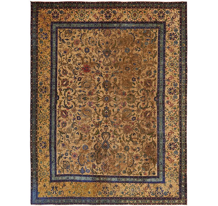 10' x 13' 2 Tabriz Persian Rug