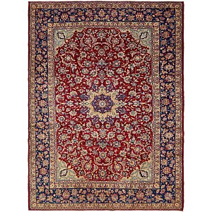 10' 3 x 13' 8 Isfahan Persian Rug