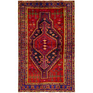 4' 7 x 7' 4 Hamedan Persian Rug