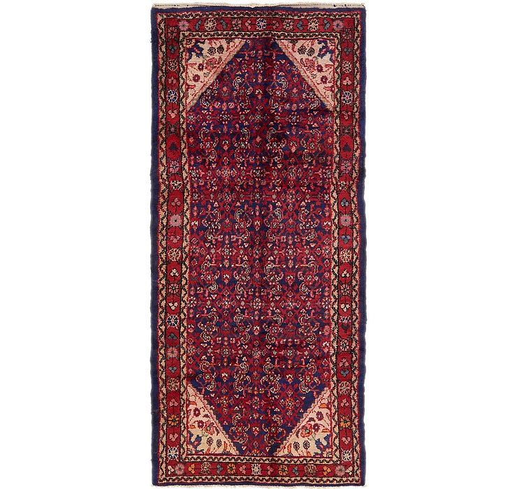 3' 7 x 8' Hossainabad Persian Run...