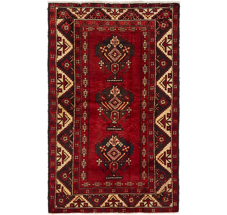 4' x 6' 6 Ghashghaei Persian Rug