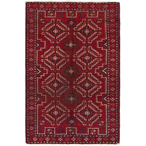 Unique Loom 4' x 6' Balouch Persian Rug