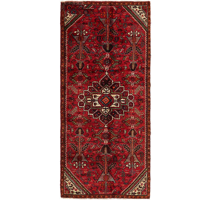 3' 7 x 8' Shiraz Persian Runner Rug