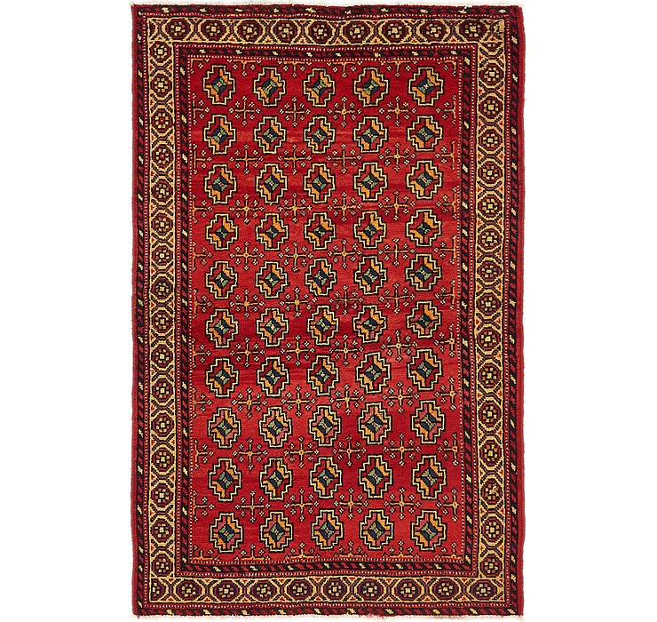 3' 4 x 6' 3 Hamedan Persian Rug