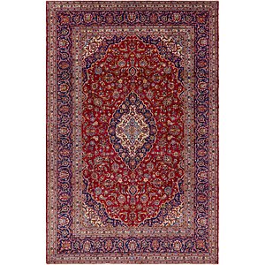 8' x 12' 2 Kashan Persian Rug