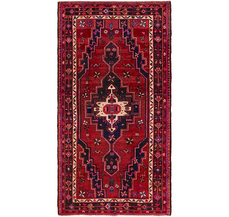 4' 8 x 8' 8 Hamedan Persian Runner ...