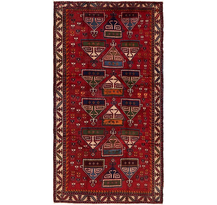 5' 4 x 9' 10 Shiraz Persian Rug