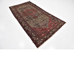 HandKnotted 4' 5 x 8' 6 Hamedan Persian Rug