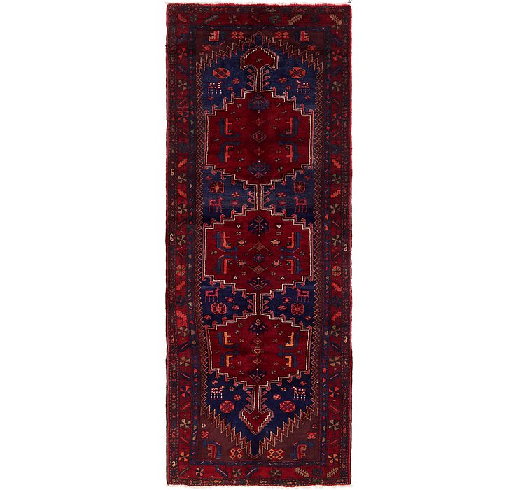 HandKnotted 3' 9 x 10' Zanjan Persian Runner Rug
