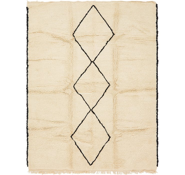 HandKnotted 7' x 9' 5 Moroccan Rug