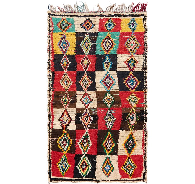 4' 3 x 7' 8 Moroccan Rug