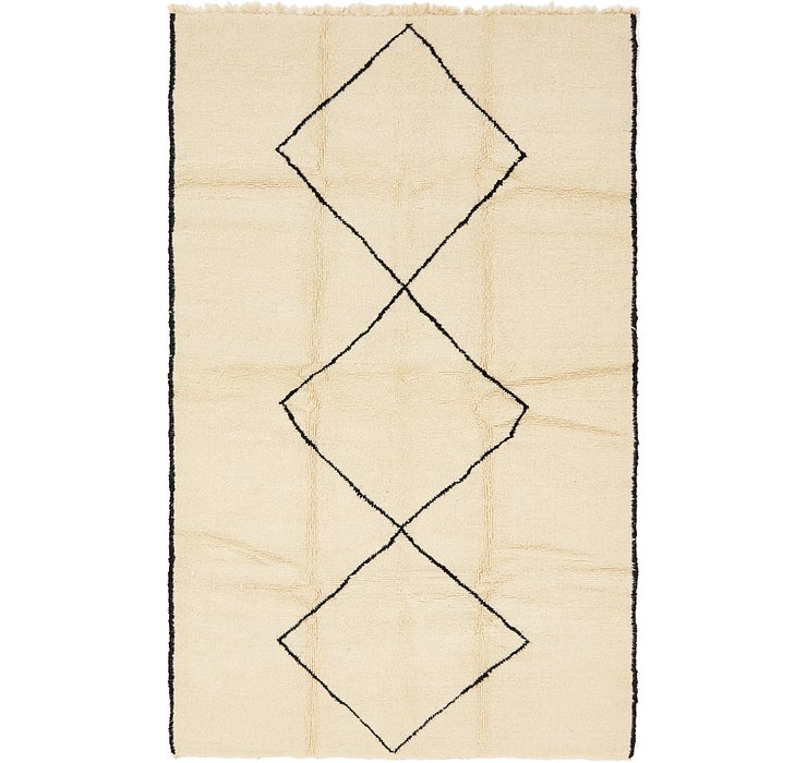 6' x 9' 8 Moroccan Rug