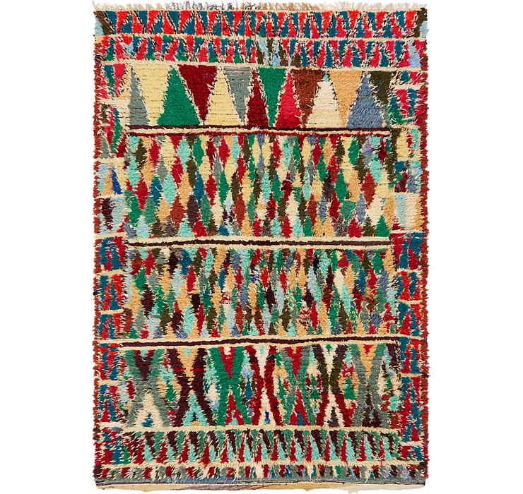 5' 10 x 8' 8 Moroccan Rug