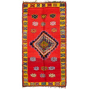 4' 2 x 9' Moroccan Runner Rug