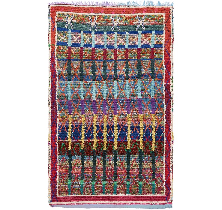 3' 10 x 6' 5 Moroccan Rug
