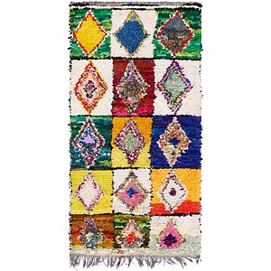 3' 10 x 8' 3 Moroccan Runner Rug