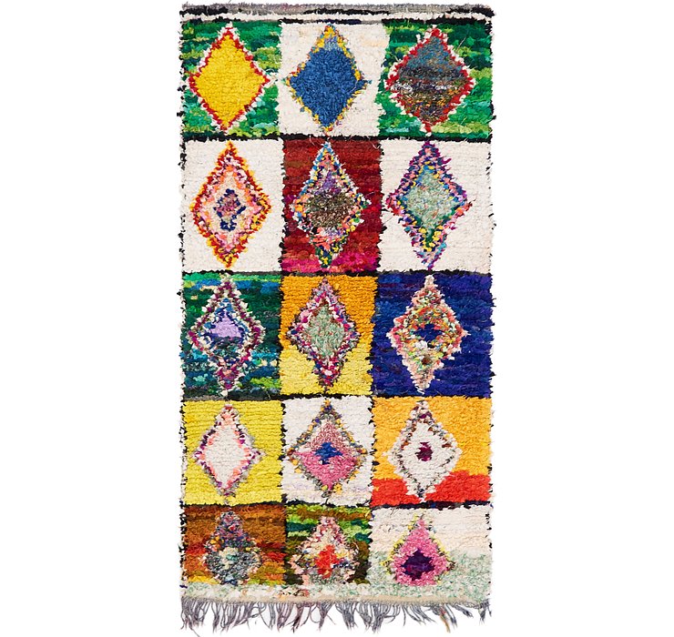 3' 10 x 8' 3 Moroccan Runner Rug