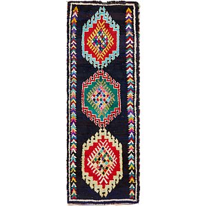 HandKnotted 3' 9 x 10' 6 Moroccan Runner Rug